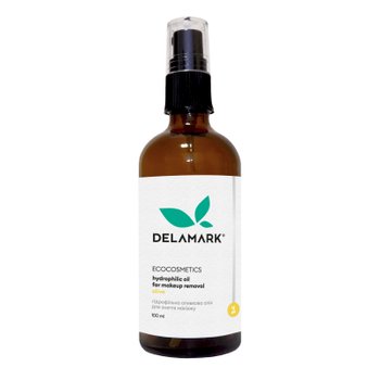 Гідрофільна олія для зняття макіяжу DeLaMark оливкова, 100 мл