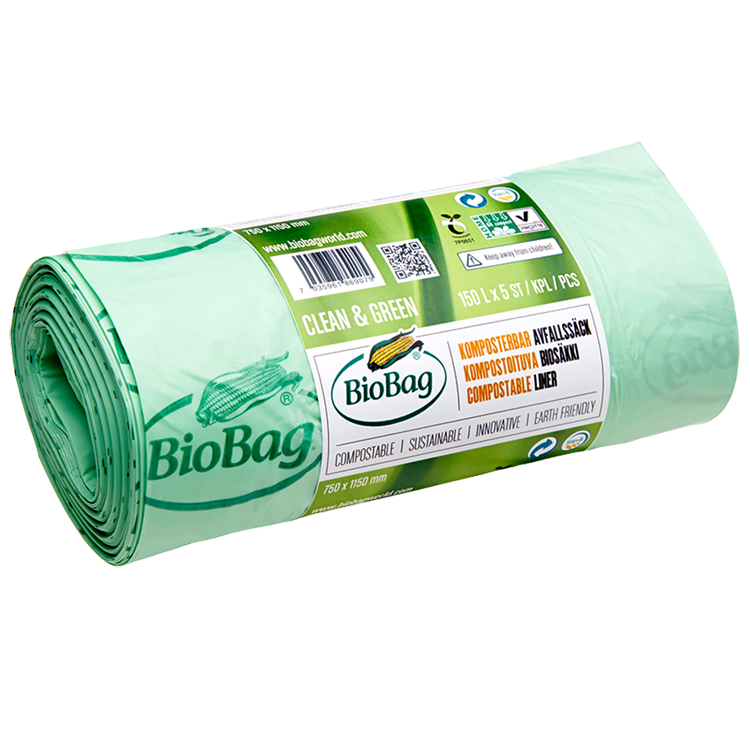 Біорозкладні пакети BioBag 150L