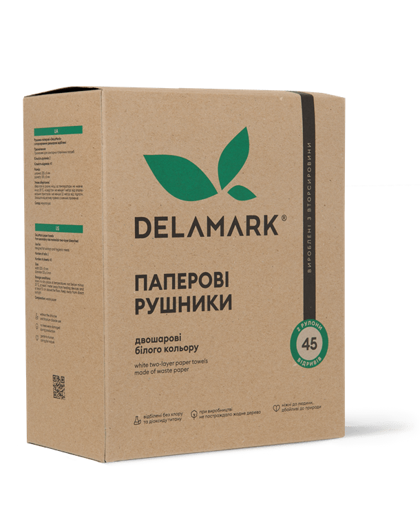 Паперові рушники DeLaMark