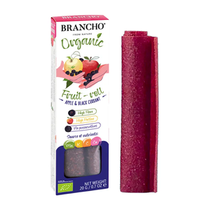 Пастила органічна Brancho Яблуко - чорна смородина, 2 роли (20 г)