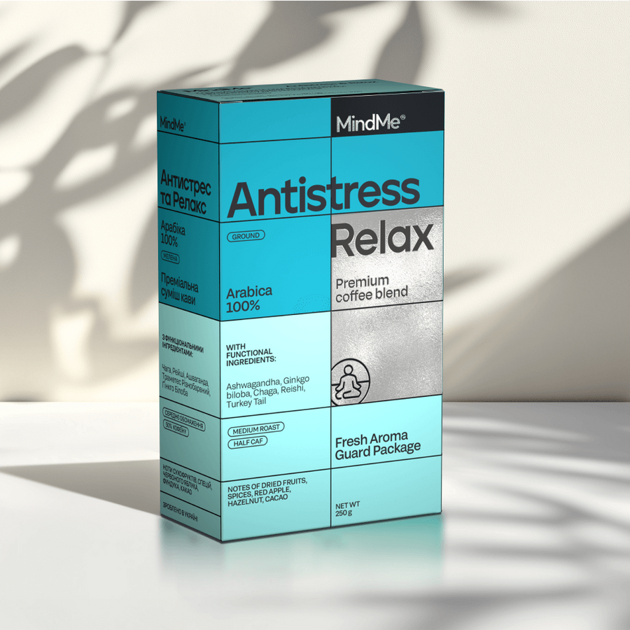 Кава грибна MindMe Antistress & Relax, 250 г