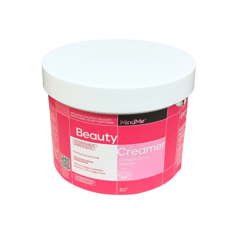 Колагенові вершки MindMe з кокосовим молоком Collagen Creamer, 210 г