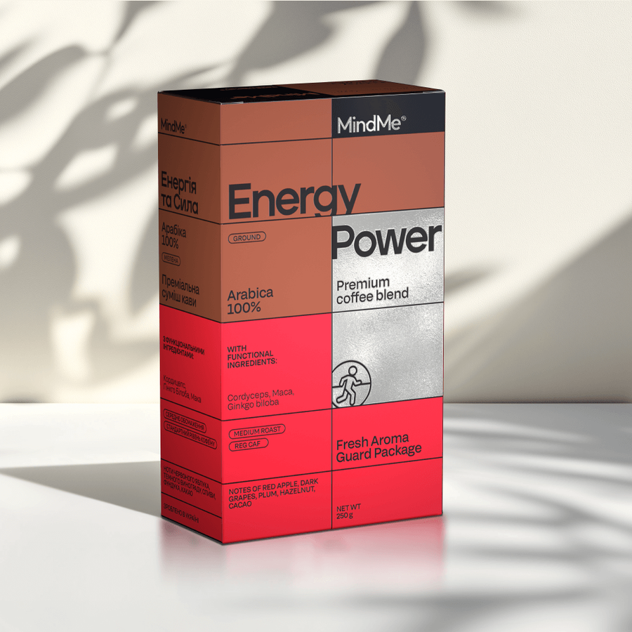 Кава функціональна MindMe Energy & Power, 250 г