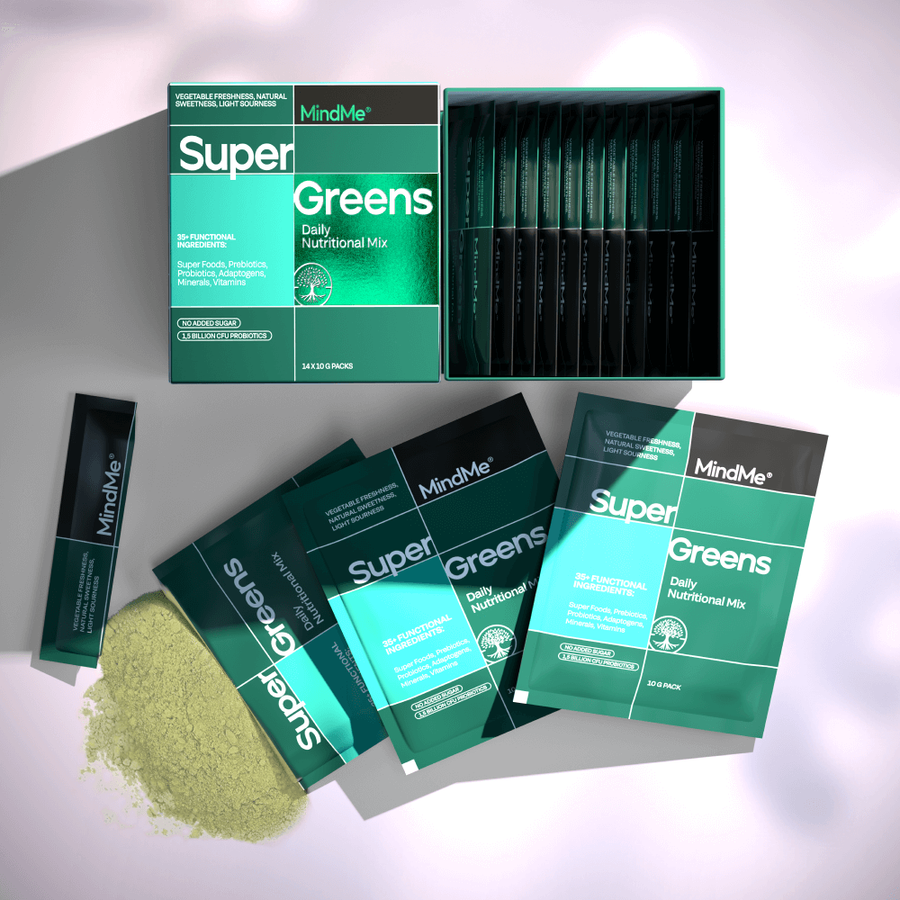 Суміш нутрієнтів MindMe Super Greens, 140 г