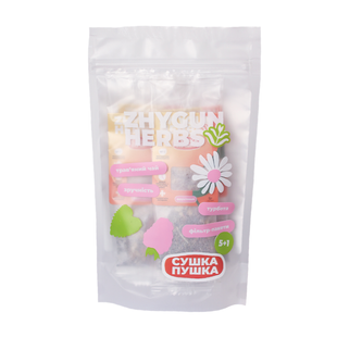 Чай трав'яний Zhygun Herbs "Сушка-пушка" у пакетиках, 5+1 шт